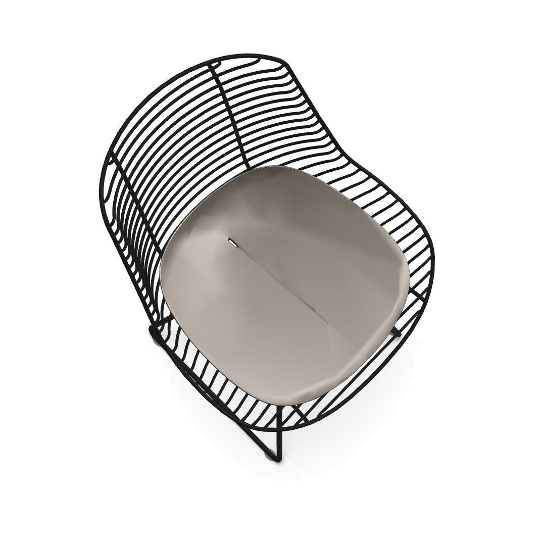 Pad Indoor/Outdoor Seat Cushion for Flow Filo Chair MDF Italia
